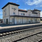 Estación de El Montecillo en Aranda de Duero (Burgos).