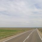 Carretera N-610 en Palencia, donde ocurrió el exceso de velocidad