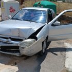 Imagen del coche accidentado