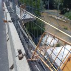 Nuevo desprendimiento en puente sobre la N-110 en San Esteban de Gormaz (Soria)