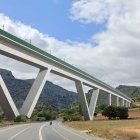 Infografía de uno de los viaductos del tramo licitado.