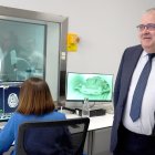 El consejero de Sanidad, Alejandro Vázquez, en el Hospital Clínico Universitario de Valladolid