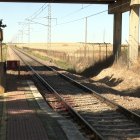 Apeadero de Moriscos (Salamanca) donde se produjo el accidente.