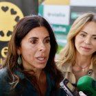 Chabela de la Torre y Silvia Clemente, este jueves en Salamanca.