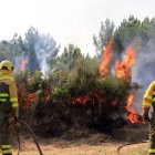 Contrafuego o fuego técnico como herramienta de combate de extinción en las inmediaciones del Arenal.
