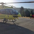 Imagen del helicóptero del Grupo de Rescate y Salvamento