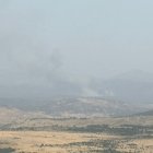 Imagen del incendio tomada desde el helicóptero de la Brigada de Puerto El Pico.