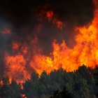 Incendio forestal en El Payo (Salamanca) en nivel 2