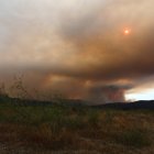 Incendio proveniente de Orense se acerca al municipio de Corullón (León)