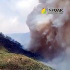 Medios de Aragón se despliegan en el incendio de Picos de Europa en León