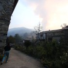 Incendio en Colinas del Campo de Martín Moro Toledano perteneciente al municipio de Igüeña (León)