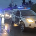 Vehículos de la Guardia Civil.