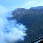 Vista aérea del incendio en Pendilla del Arbás, en León