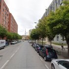 La calle San Pedro y San Felices, a la altura del número 53, en Burgos