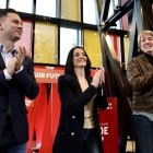Alfonso Cendón, Rebeca Torró y Carlos Martínez