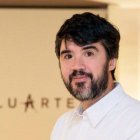 Óscar García, en su restaurante Baluarte en Soria.