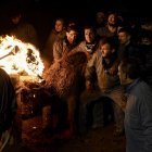 Medinaceli (Soria) celebra su Toro Jubilo, el único con fuego de Castilla y León