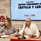 Sandra Vega y Óscar Lobo en su comparecencia.