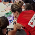 Voluntarios de la Cruz Roja en talleres contra la Violencia de Género