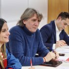 El secretario de Organización del PSOE de Castilla y León, Daniel de la Rosa, comparece tras el Plenario de la Comisión Ejecutiva Autonómica (CEA) del PSCyL, presidida por su secretario autonómico, Carlos Martínez