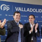 Jesús Julio Carnero, Alfonso Fernández Mañueco, Conrado Íscar y Mercedes Cantalapiedra