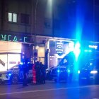 Lugar de la calle Vitoria donde producía el tiroteo en Burgos.