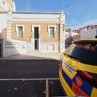 Un coche de Protección Civil aparcado en el centro coordinador de emergencias de Castilla y León.