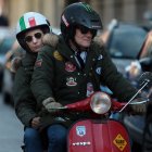 León acoge la habitual  Scooter Run del festival Purple Weekeend