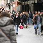 Calle comercial de Valladolid.