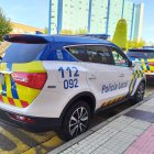Vehículos patrulla de la Policía Municipal de Burgos.