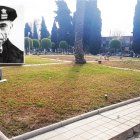 Cuadrícula bajo la que se encuentra el militar burgalés Antonio Ortega, en la fosa 9 del cementerio de Alicante.