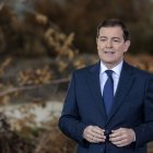 Alfonso Fernández Mañueco, en su mensaje de Año Nuevo desde el Museo de la Evolución Humana en Burgos.