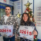 Tercer premio de la lotería del niño vendido en la administración número 11 de Burgos