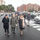 La alcaldesa de Burgos, Cristina Ayala, inaugura el nuevo aparcamiento del Silo