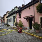 Incendio en una vivienda del Real Sitio de San Ildefonso.