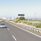 Tramo de la A-62 afectado por los cortes, en una imagen de archivo.