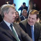 Alberto Núñez Feijóo y Alfonso Fernández Mañueco.
