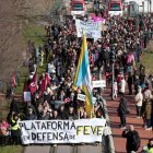 La Plataforma en Defensa del Ferrocarril de Vía Estrecha (Feve) de León convoca una manifestación y cadena humana