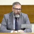 El exdirector general de Industria y Minería del Gobierno asturiano Mauro Rodríguez, comparece en la comisión de investigación sobre el accidente de la mina de Cerredo.