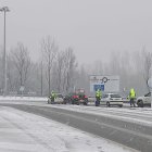 La borrasca ‘Ingrid’ afecta a diferentes puntos de las carreteras de la provincia de León.