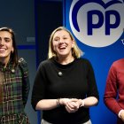 Andrea Ballesteros, Isabel Blanco y Gabriel Ramos