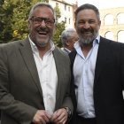 Carlos Pollán y Santiago Abascal, en una imagen de archivo en Segovia.