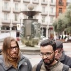 Miguel Ángel Llamas junto a Pablo Fernández