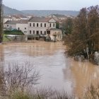 El Duero se desborda a su paso por Quintanilla de Onésimo.