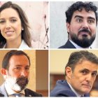 Lucía Echevarrieta, Alvise Pérez, Javier Teira y Rodrigo Jiménez.