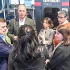 Mañueco durante su visita el Centro Tecnológico de Miranda de Ebro.
