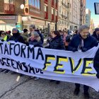 Corte de tráfico reivindicativo sobre el tren de Feve