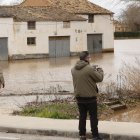 Crecida del río Duero a su paso por Soria