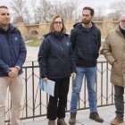 La presidenta de la Confederación Hidrográfica del Duero (CHD), María Jesús Lafuente, visita diferentes lugares afectados por las inundaciones del Duero en Soria.