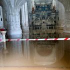 El desbordamiento del Duero anegó la iglesia del Monasterio de La Vid